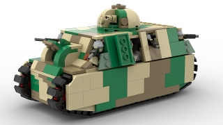 LEGO MOC 1:35 Char 2C by super_cacti