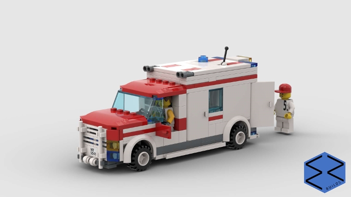 Ambulance from BrickLink Studio [BrickLink]