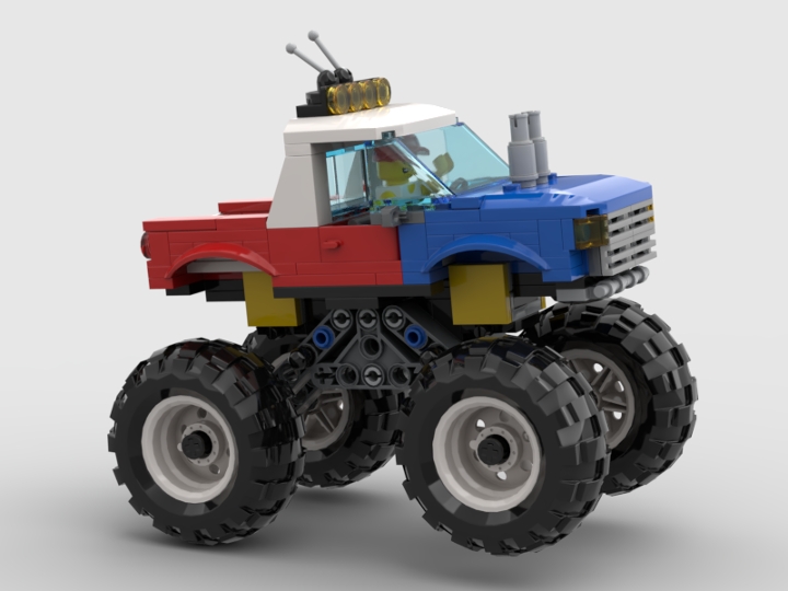 Monster truck #6641- reloaded from BrickLink Studio [BrickLink]