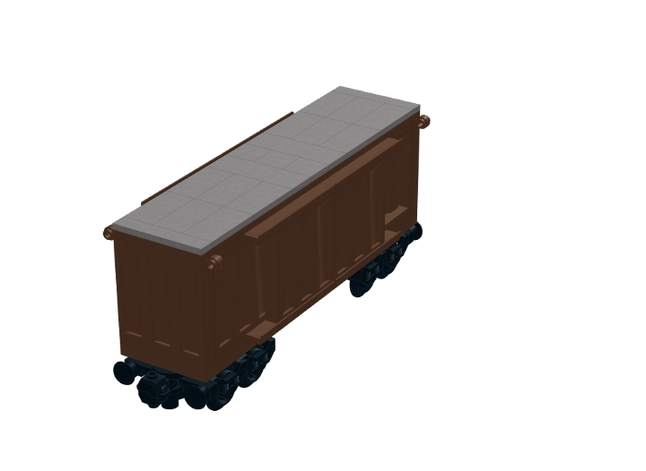 Simple Boxcar from BrickLink Studio [BrickLink]