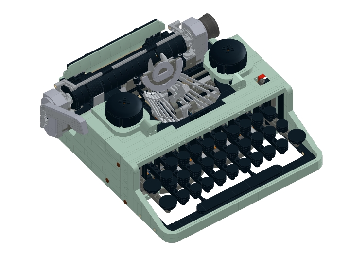 Lego 21327 Typewriter from BrickLink Studio [BrickLink]
