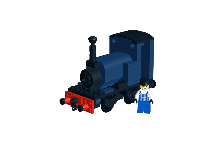 Small Hunslet from BrickLink Studio [BrickLink]