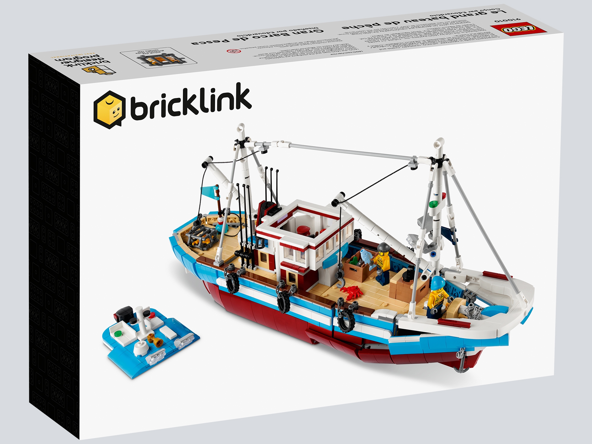 NEW SEALED LEGO 910010 Bricklink Designer Program Great Fishing Boat rar 