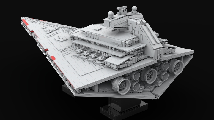 Xyston Class Final Order Star Destroyer V2 from BrickLink Studio