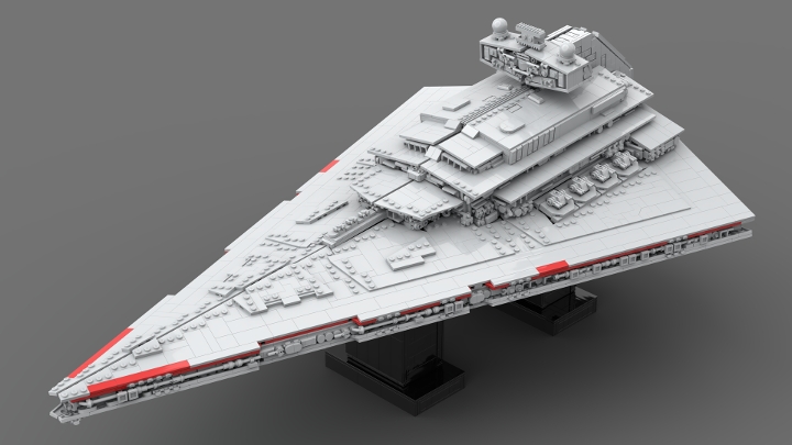 Xyston Class Final Order Star Destroyer V2 from BrickLink Studio