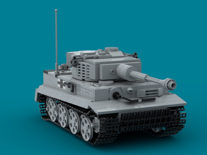 tiger 1 (Grey) from BrickLink Studio [BrickLink]