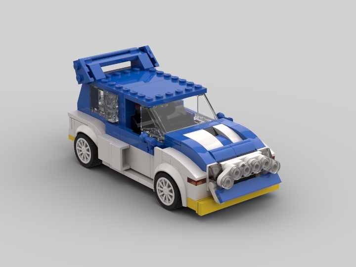 Metro 6R4 Rally SCx8 from BrickLink Studio BrickLink