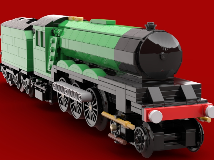 LNER Flying Scotsman MK.3 from BrickLink Studio [BrickLink]