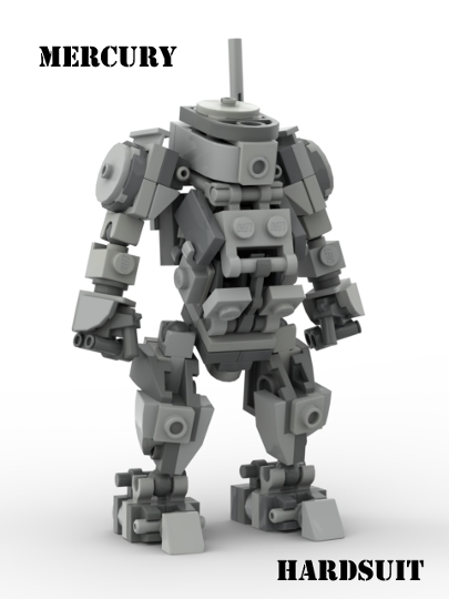 Mercury Hardsuit from BrickLink Studio [BrickLink]