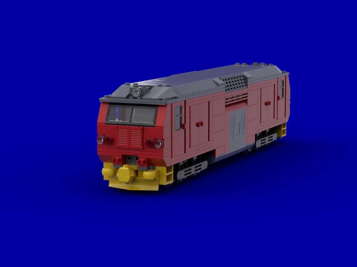 Train 4 x XLmotor from BrickLink Studio [BrickLink]