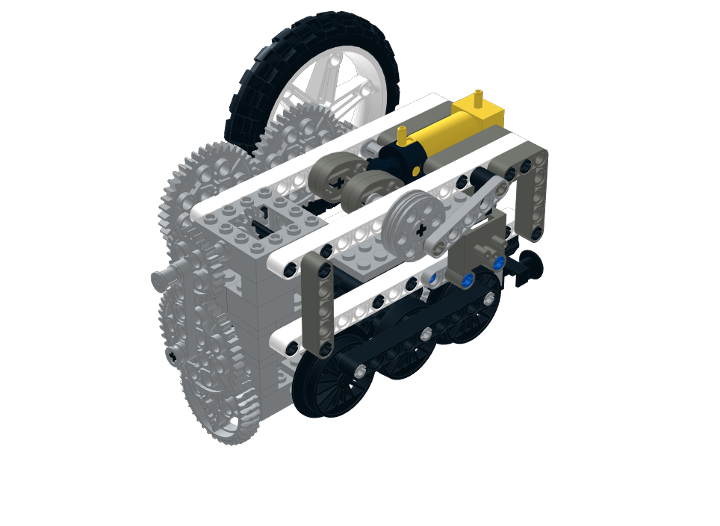 Lego Pn Train Engine MkIII from BrickLink Studio [BrickLink]