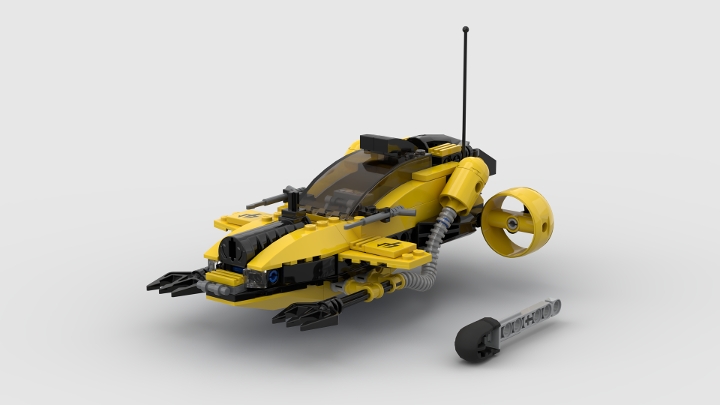 Small Submarine from BrickLink Studio [BrickLink]