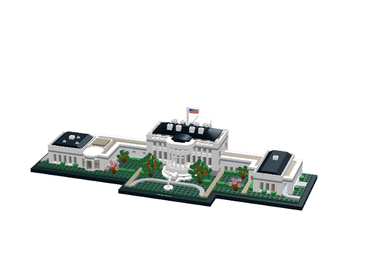 Set 21054: The White House from BrickLink Studio [BrickLink]