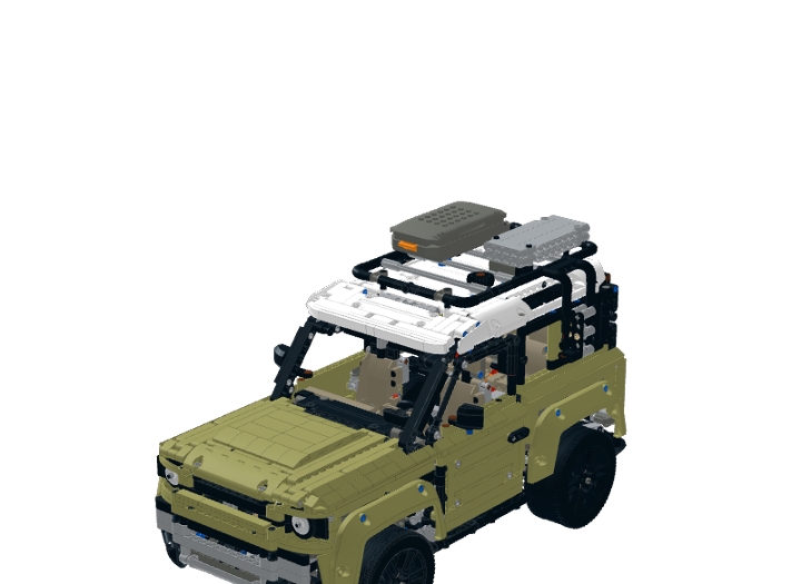 landrover Defender from BrickLink Studio [BrickLink]