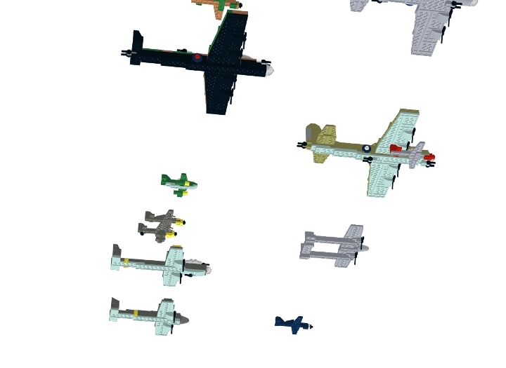 Small Ww2 Aircraft From Bricklink Studio [bricklink]