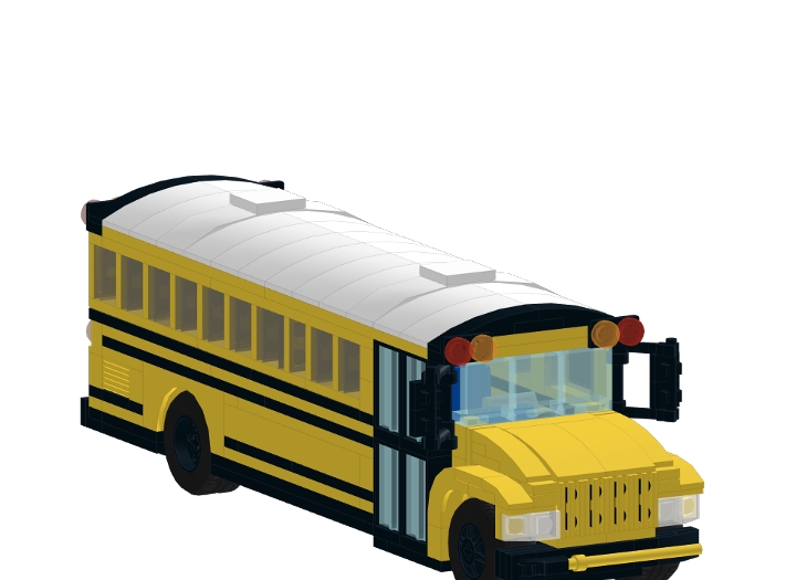 American School Bus from BrickLink Studio [BrickLink]