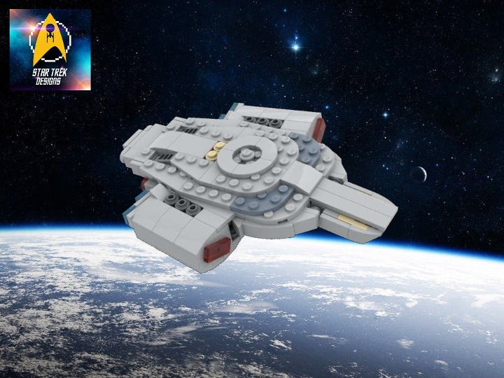 USS Defiant NX-74205 from BrickLink Studio [BrickLink]