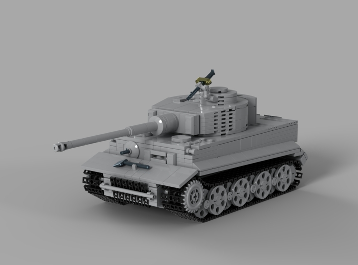 Panzerkampfwagen VI TIGER 1 from BrickLink Studio [BrickLink]