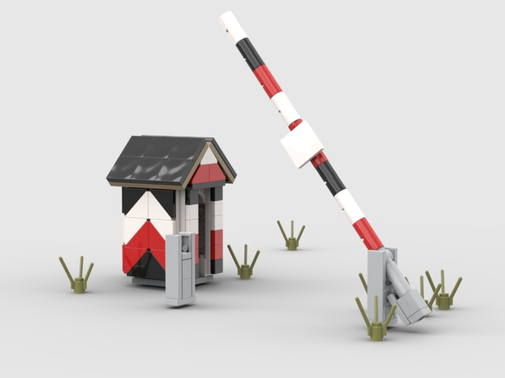 German Check Point WWII from BrickLink Studio [BrickLink]