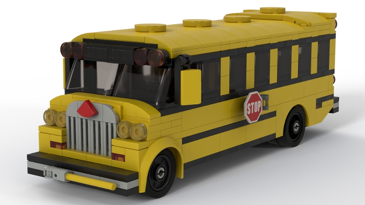 City School Bus from BrickLink Studio [BrickLink]