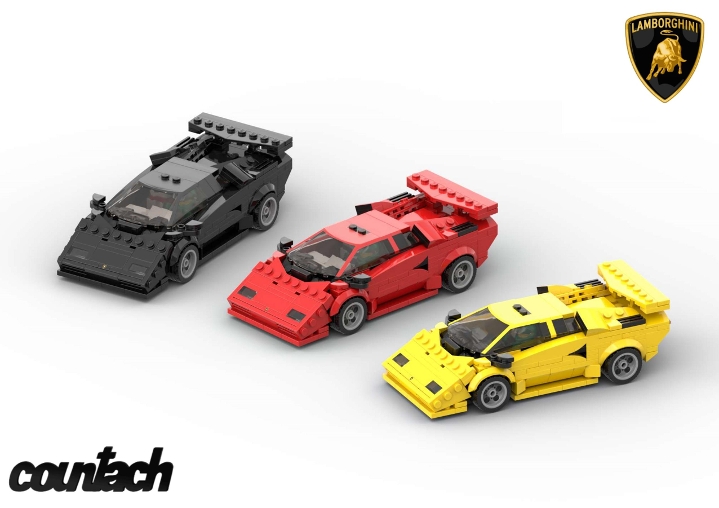 Lego best sale lamborghini red