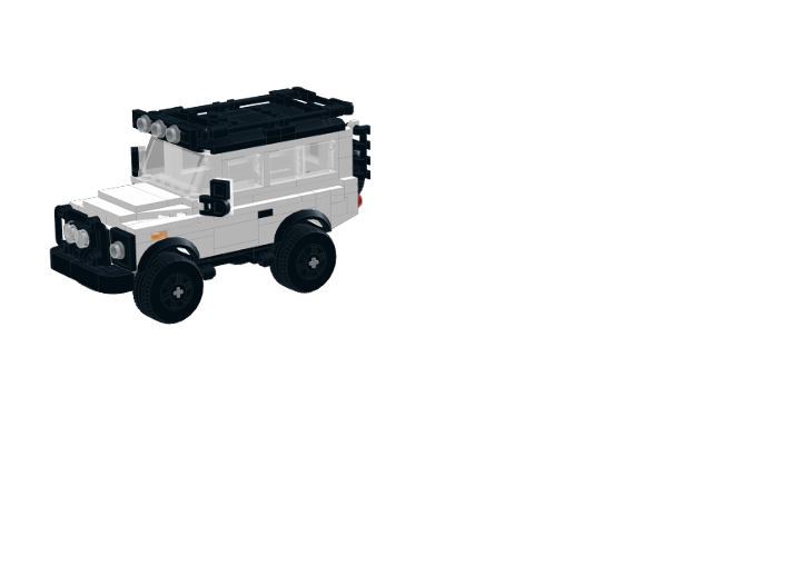 Land Rover Defender 90 from BrickLink Studio [BrickLink]
