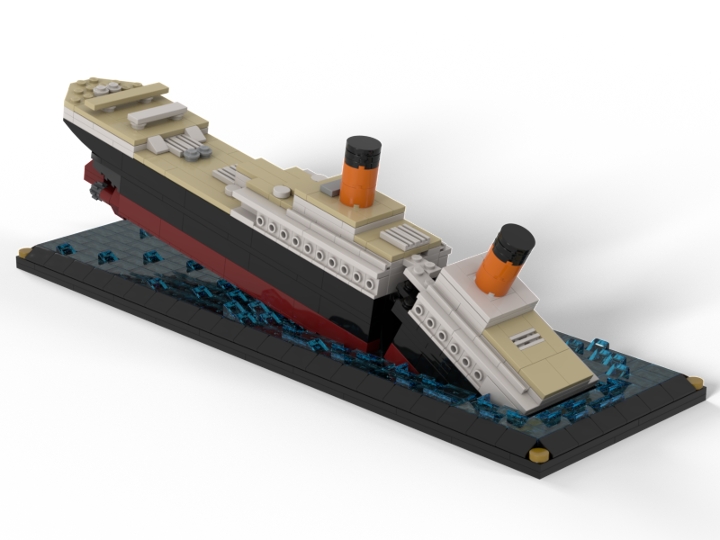 Small Lego Titanic sinking! 