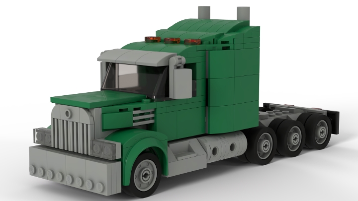 City Semi Truck 9 from BrickLink Studio [BrickLink]