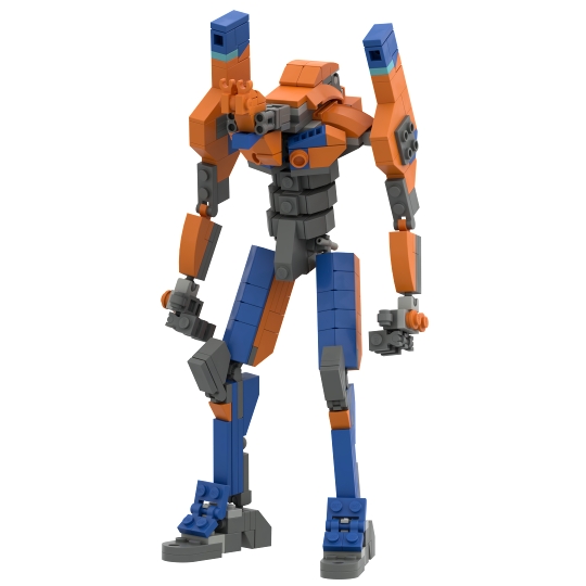 Custom Evangelion Unit 09 from BrickLink Studio [BrickLink]