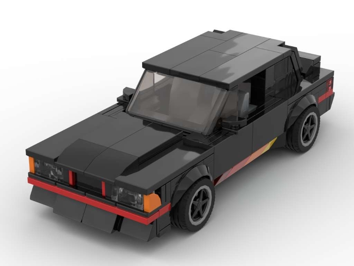 Ford Mustang Fox Body from BrickLink Studio BrickLink