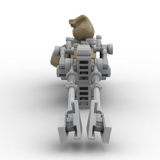LEGO MOC Mando\'s Outer with scruffybrickherder the by Zephyr-J | Build Rim LEGO Rebrickable - Bike Mandalorian) (from Speeder