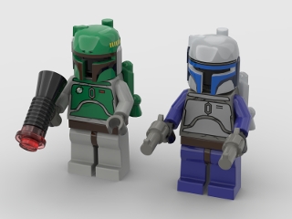 Lego white 2025 boba fett bricklink