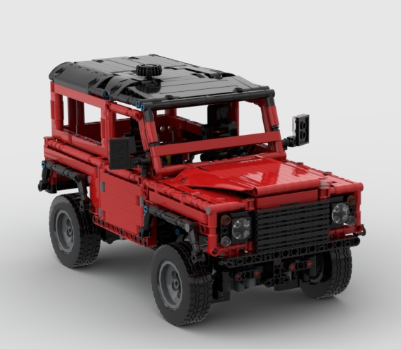 Land Rover Defender 90 from BrickLink Studio [BrickLink]