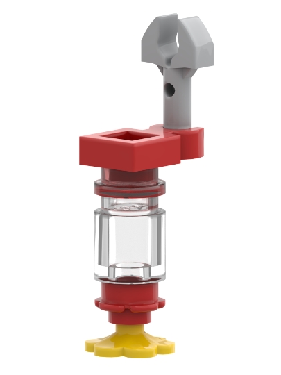 Tiny hummingbird feeder from BrickLink Studio [BrickLink]