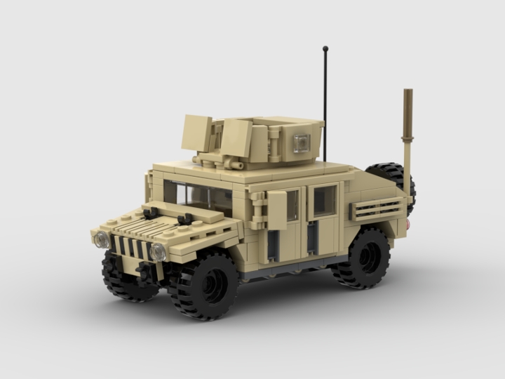 Humvee w/ Turret from BrickLink Studio [BrickLink]