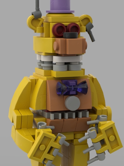 Nightmare Fredbear (FIXED) from BrickLink Studio