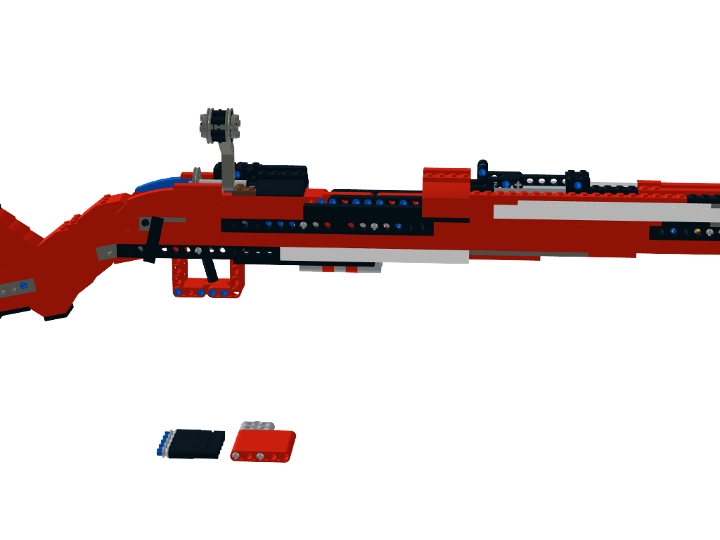 Kevin183 Working LEGO Kar98k from BrickLink Studio [BrickLink]