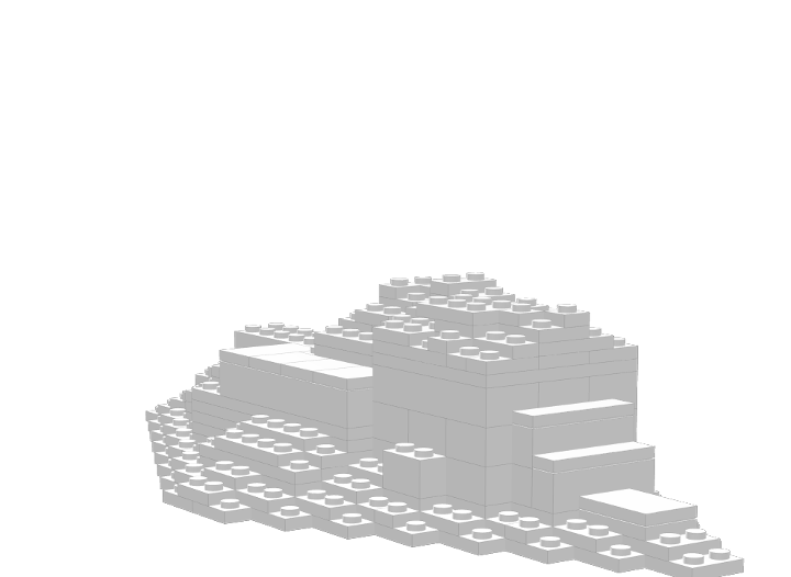 Titanic Iceberg from BrickLink Studio [BrickLink]