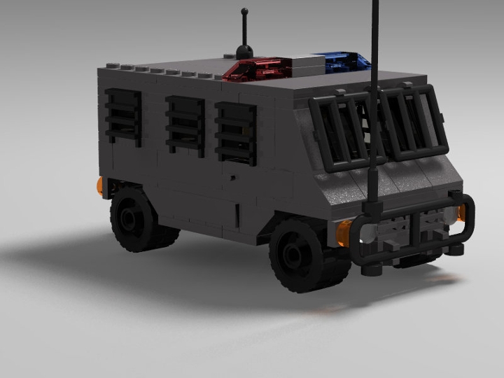 Riot Control Van from BrickLink Studio [BrickLink]