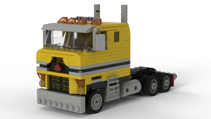 City Semi Truck 12 from BrickLink Studio [BrickLink]