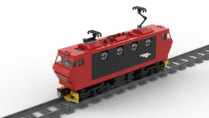 Nsb El16 Electric Train From Bricklink Studio [bricklink]