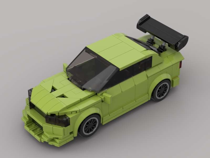 Mitsubishi Lancer EVO VII from BrickLink Studio [BrickLink]