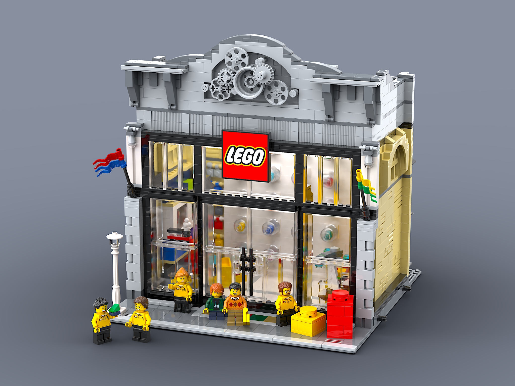 Grine Envision flertal Modular LEGO Store] [BrickLink]