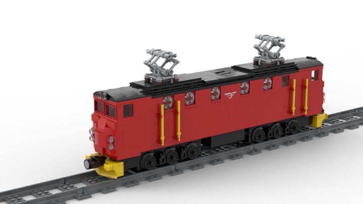 NSB EL15 from BrickLink Studio [BrickLink]