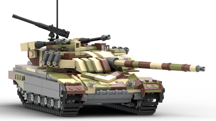 T-72M1 Moderna 1 from BrickLink Studio [BrickLink]