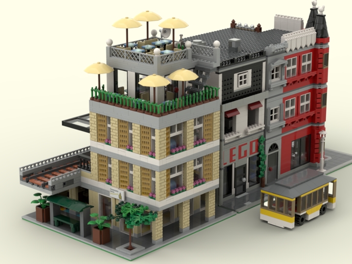 Railway station from BrickLink Studio [BrickLink]