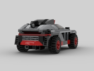 Audi Rsq E-Tron Dakar Rally Scx8 From Bricklink Studio