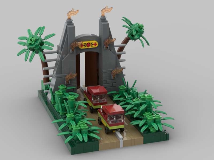 Lego jurassic park gate 2024 instructions