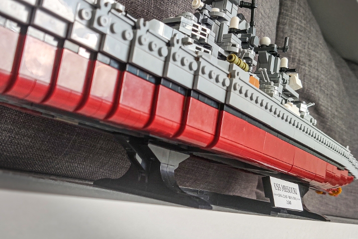 Display Stand for Xingbao Missouri from BrickLink Studio [BrickLink]