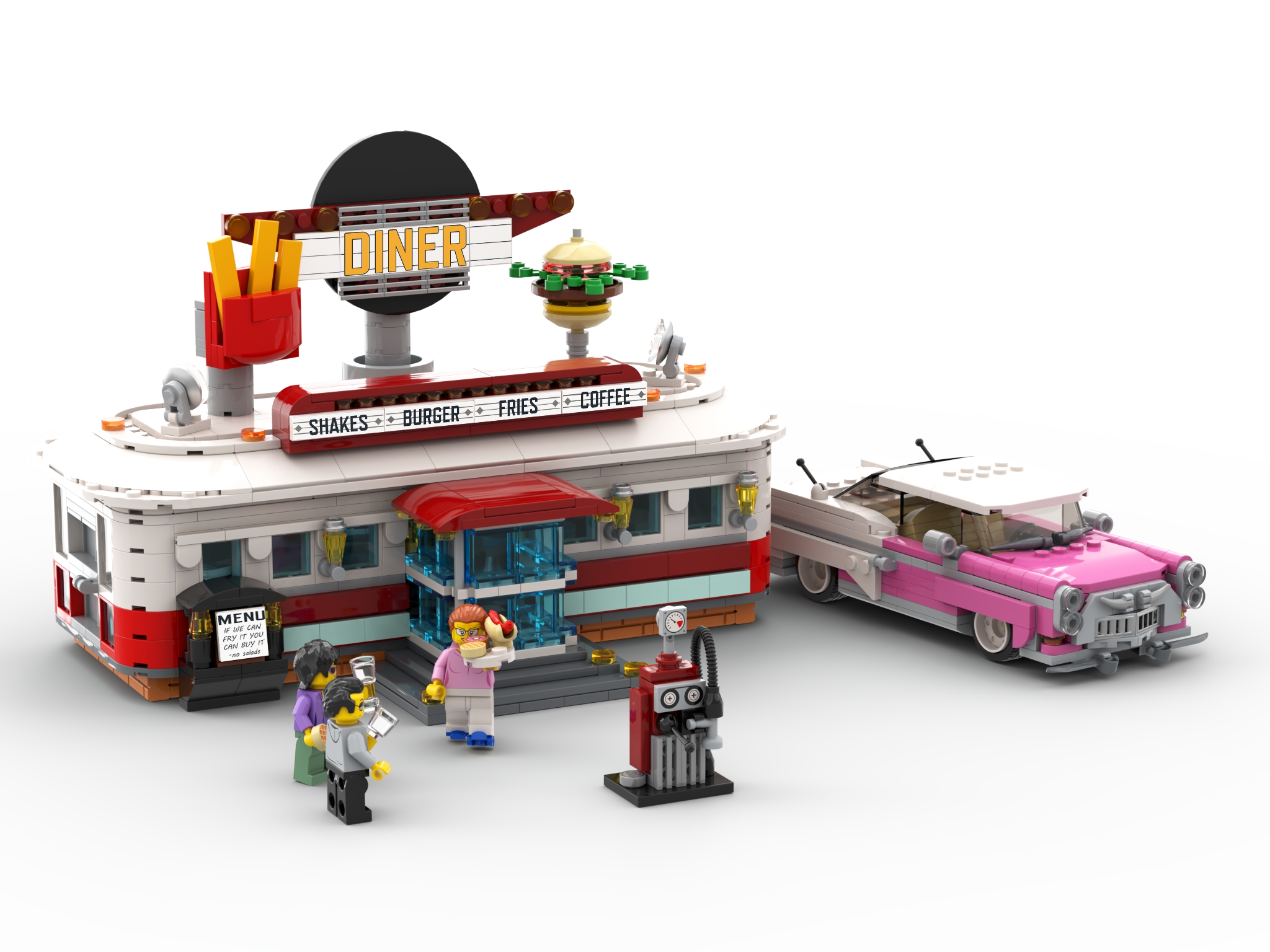 Lego diner clearance